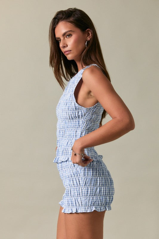 Nantucket Picnic Gingham Top