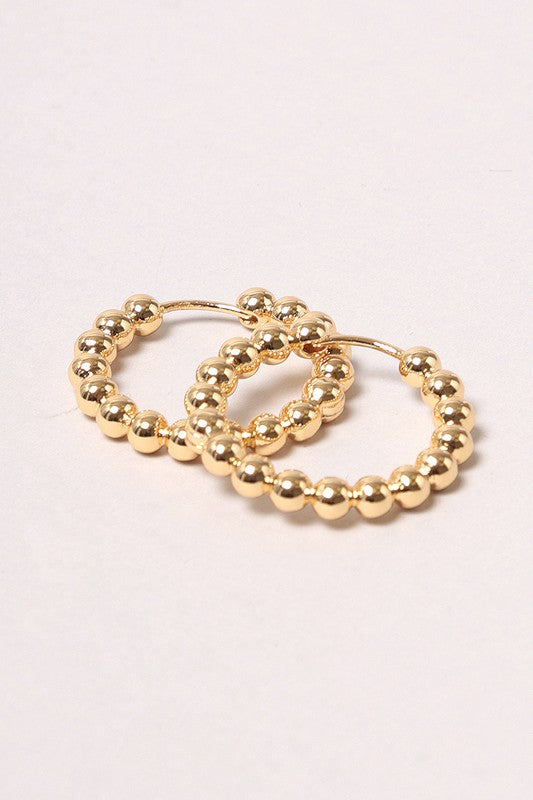 Mini Bubble Hoop Earrings