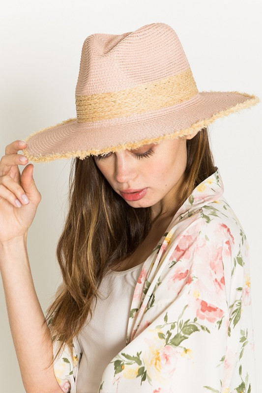 Havana Daydreaming Frayed Edge Straw Hat