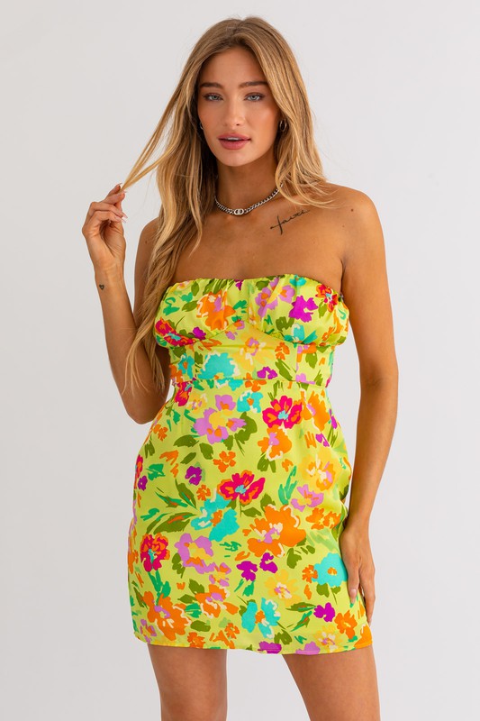 Vacay Vibes Floral Mini Dress - Final Sale