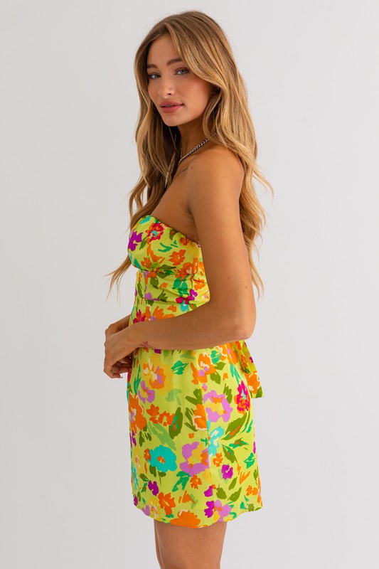 Vacay Vibes Floral Mini Dress - Final Sale