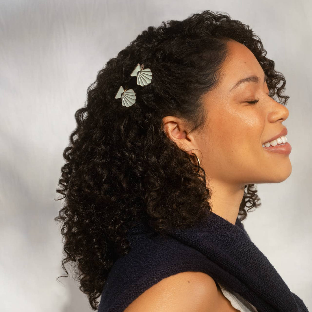 Clam Shell Hair Clip Set