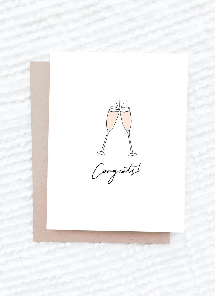 Congrats! Bubbly Card