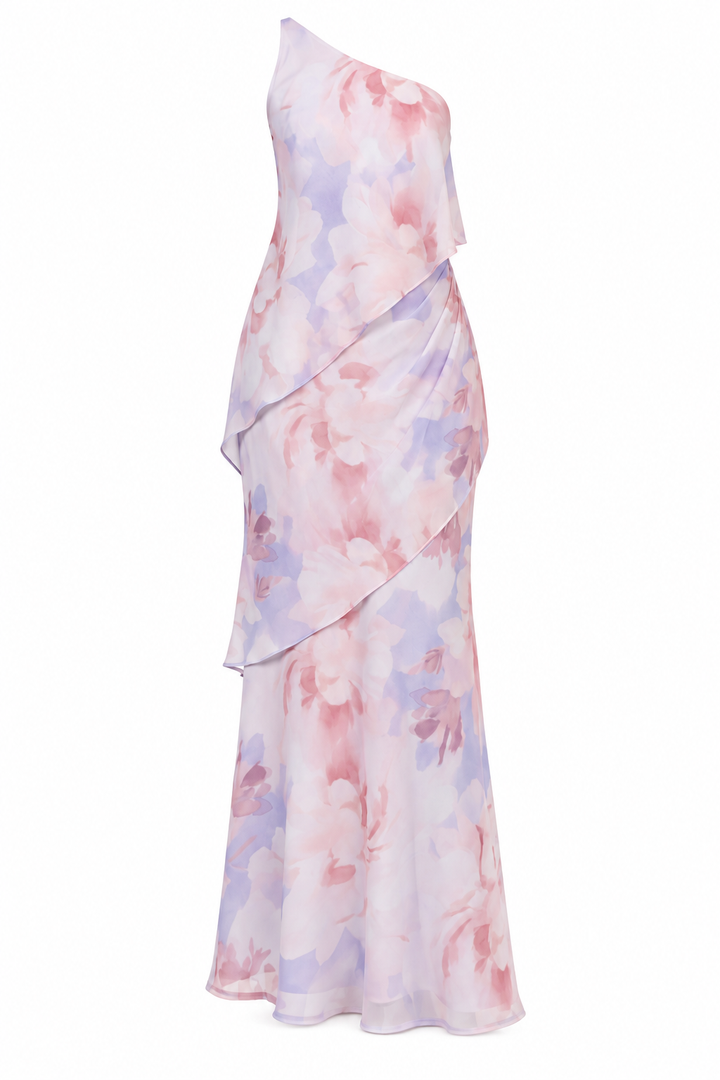Aralia One Shoulder Maxi Dress