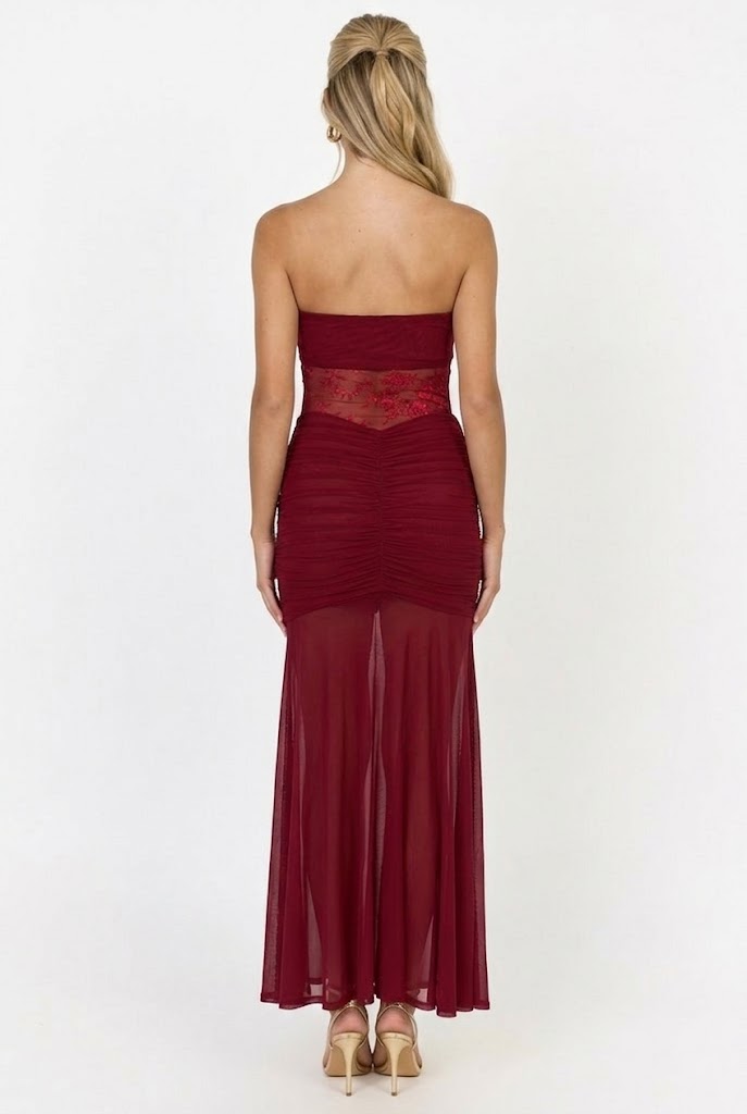 Rome at Midnight Maxi Dress