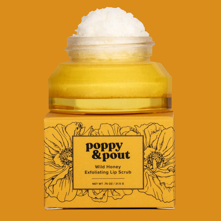 Poppy & Pout Wild Honey Lip Scrub