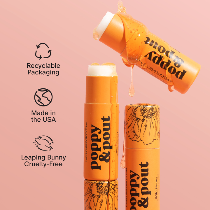 Poppy & Pout Wild Honey Lip Balm