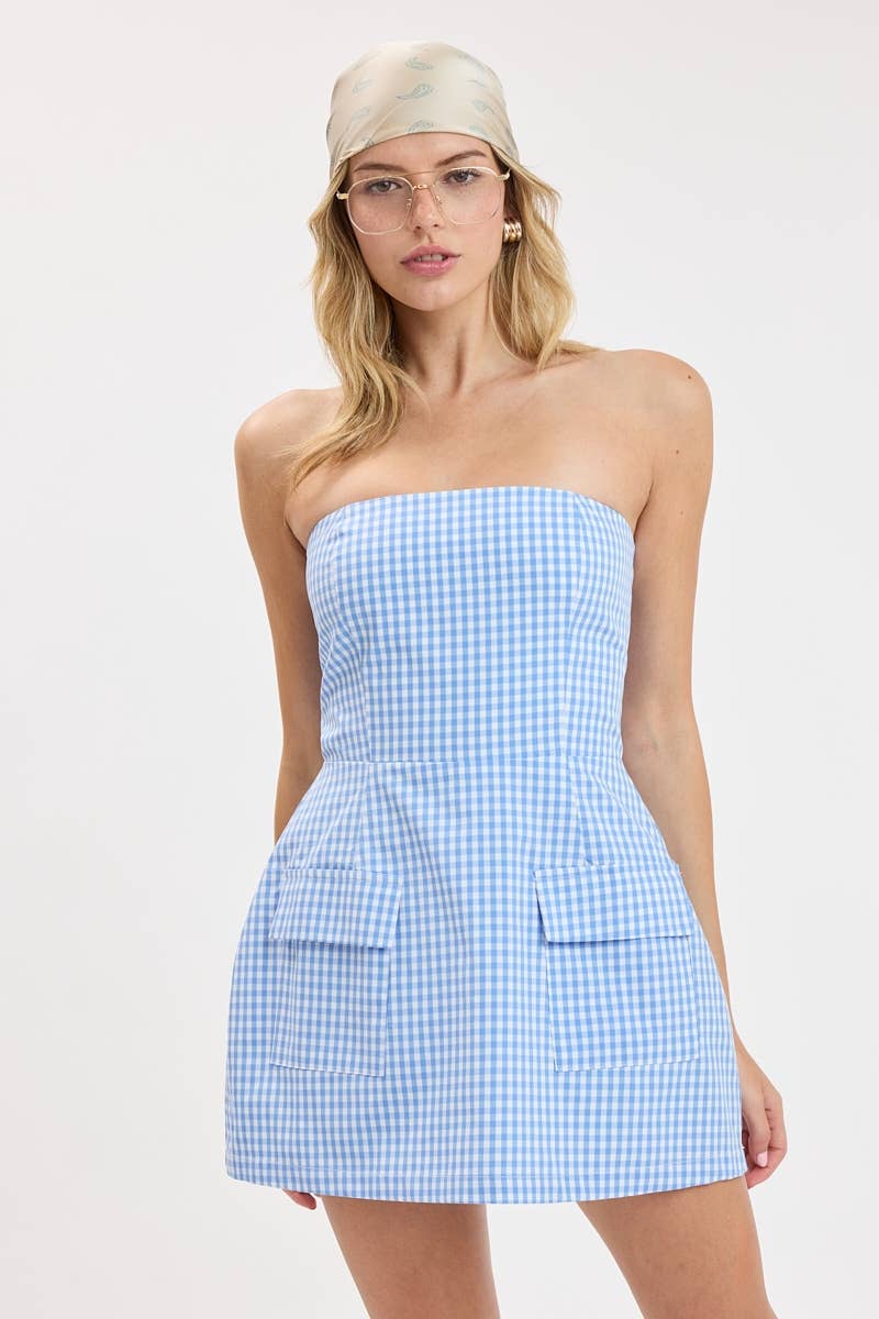 Trust Fund Brunch Pocket Mini Dress