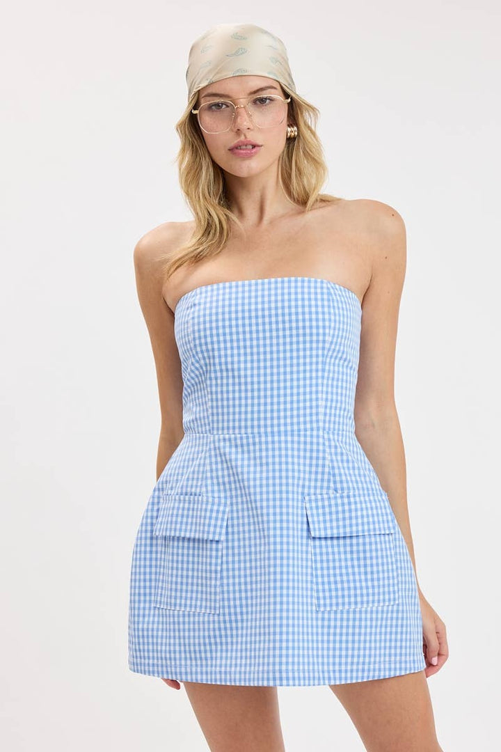 Trust Fund Brunch Pocket Mini Dress