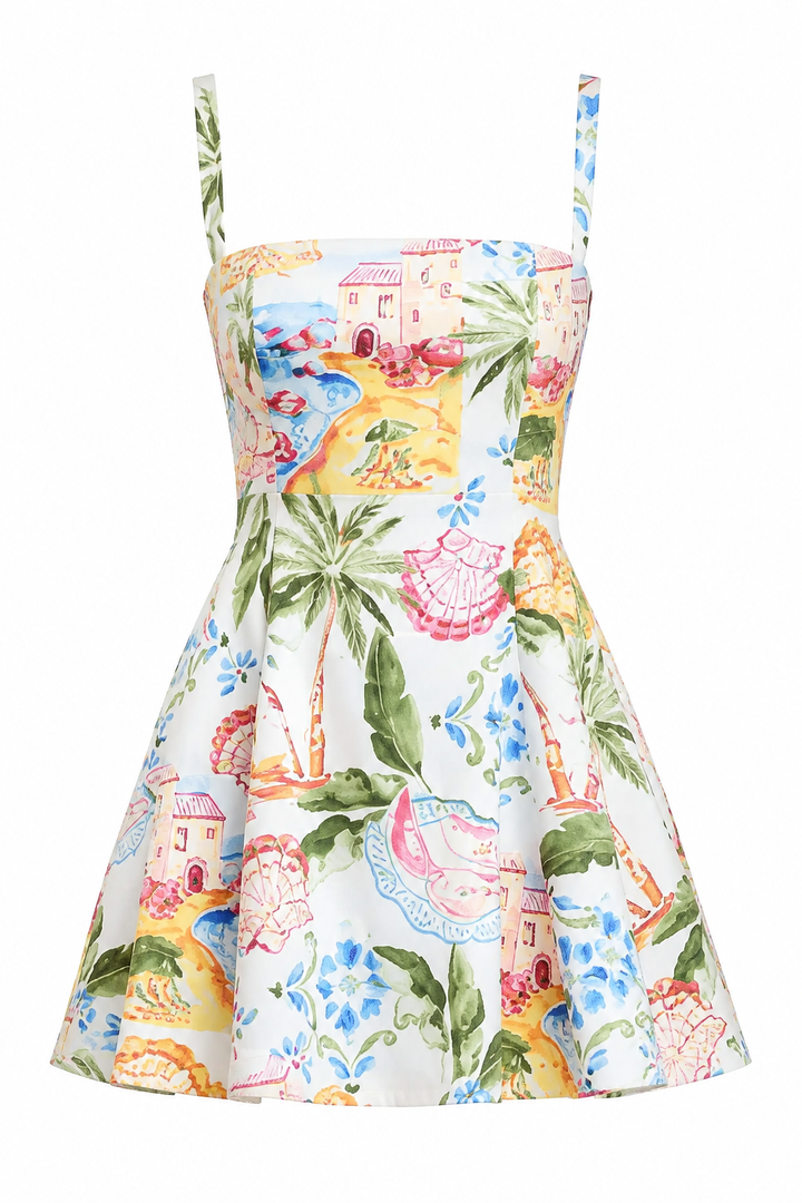 Luggage Stickers from Capri Mini Dress