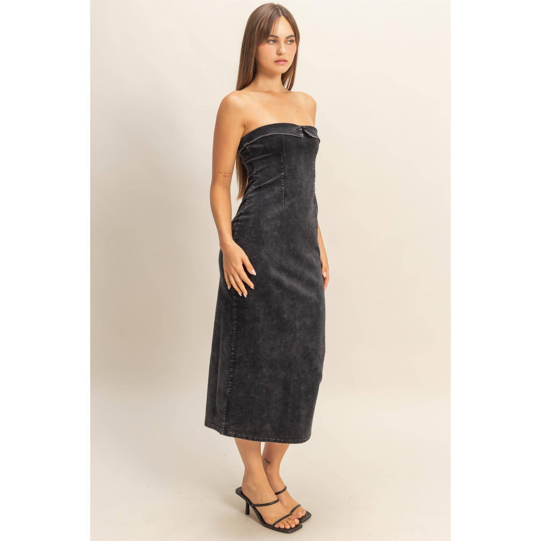 Mineral Muse Strapless Midi Dress