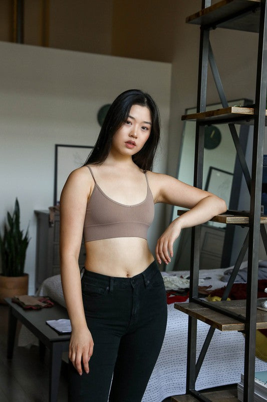 Seamless Low Back Bralette Top