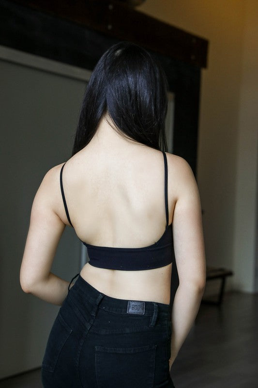 Seamless Low Back Bralette Top