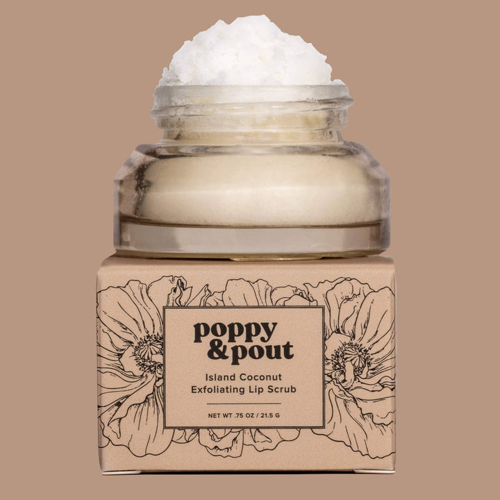Poppy & Pout Island Coconut Lip Scrub
