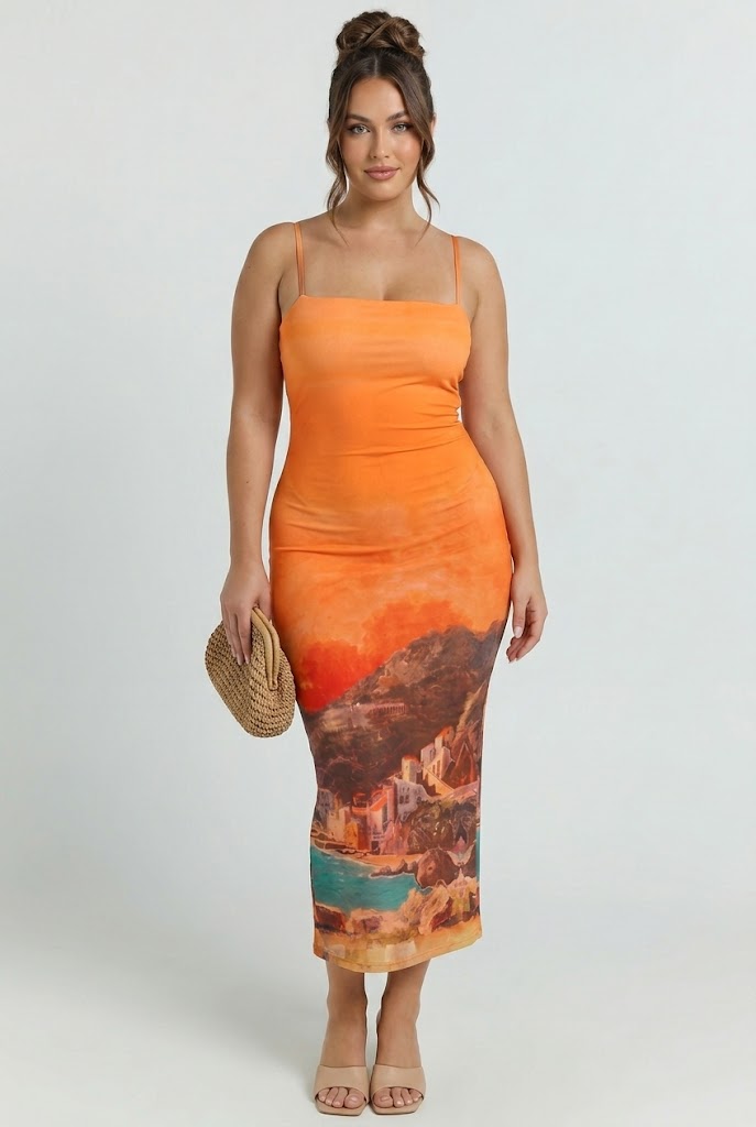 The Last Night In Italy Midi Dress