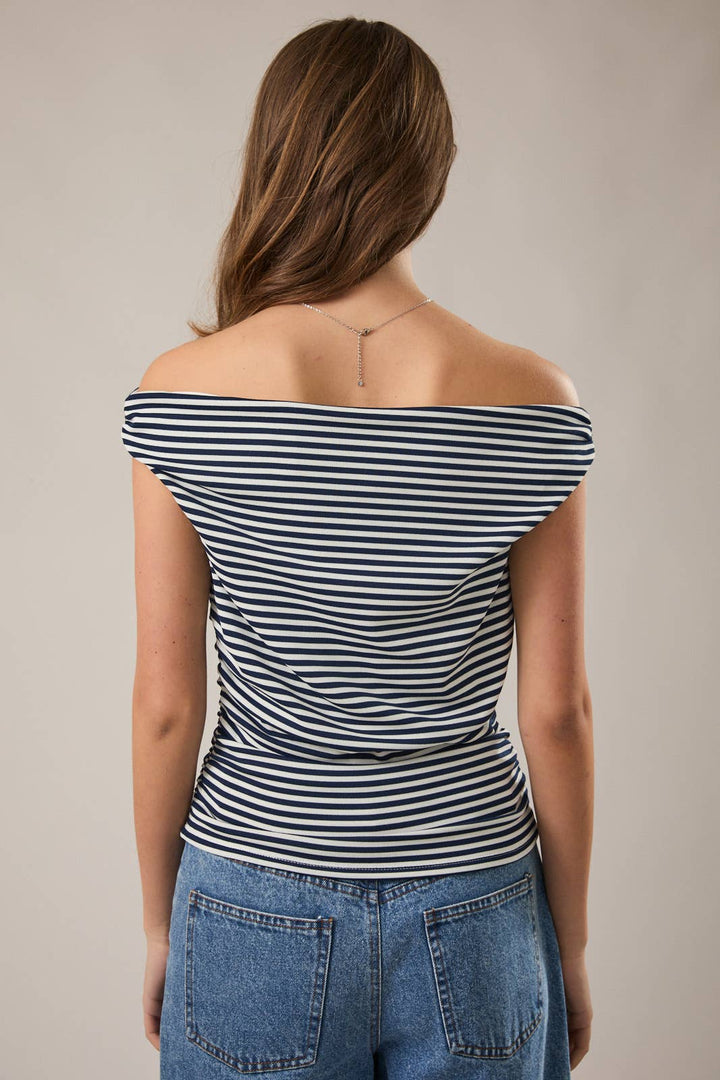 Out on the Pier Stripe Top