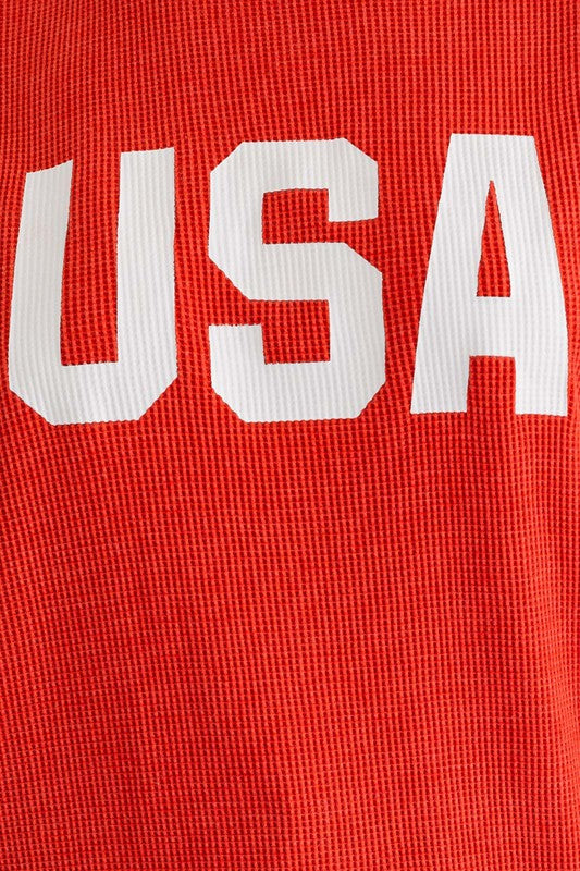 USA Thermal Pullover