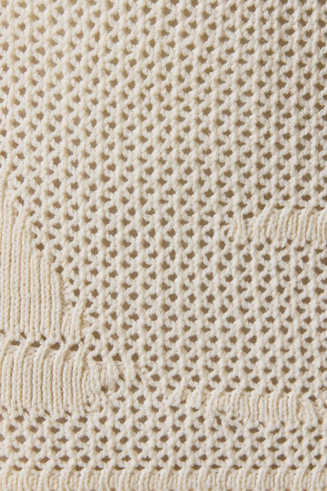 Docked & Unbothered Crochet Mini Skirt