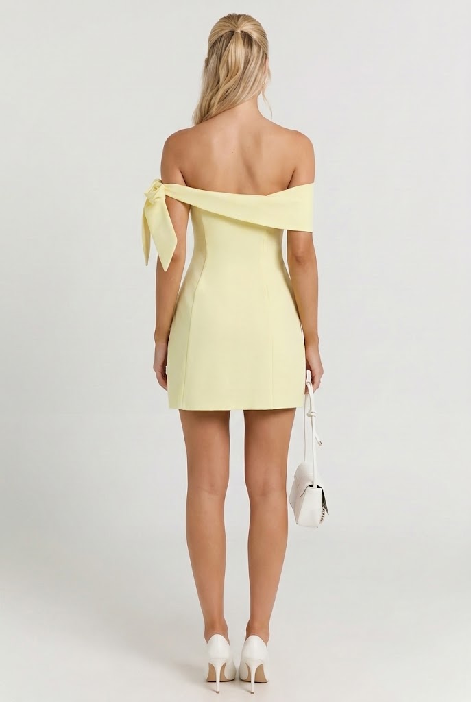 Lemon Cake at Noon Mini Dress