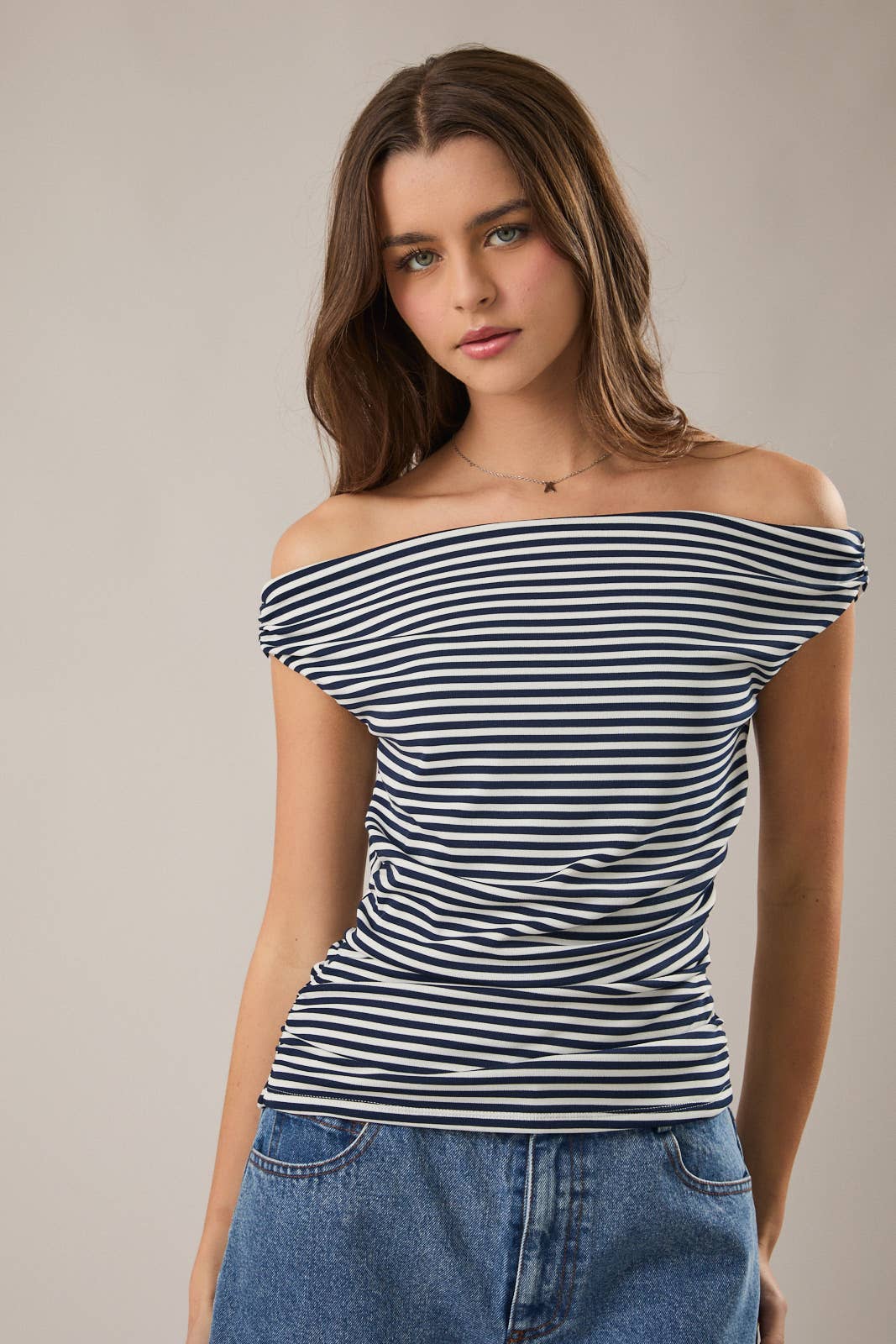 Out on the Pier Stripe Top