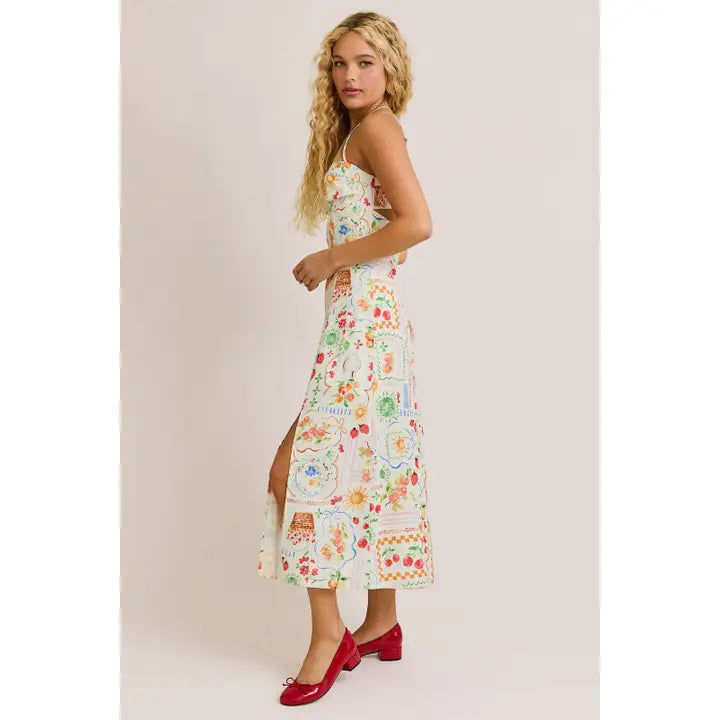 PREORDER - Portofino Summer Market Midi Dress