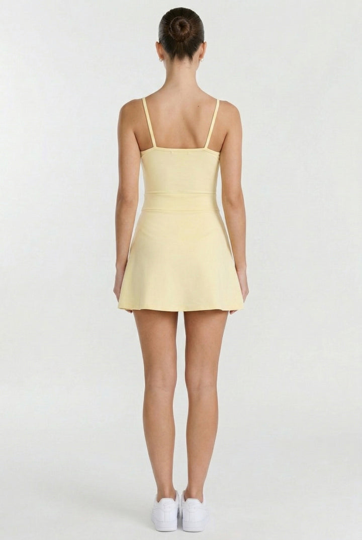 Lemon Sorbet Soft Sculpt Mini Dress