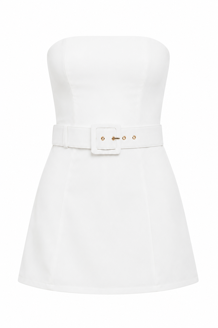 Afternoon in Naples Belt Mini Dress