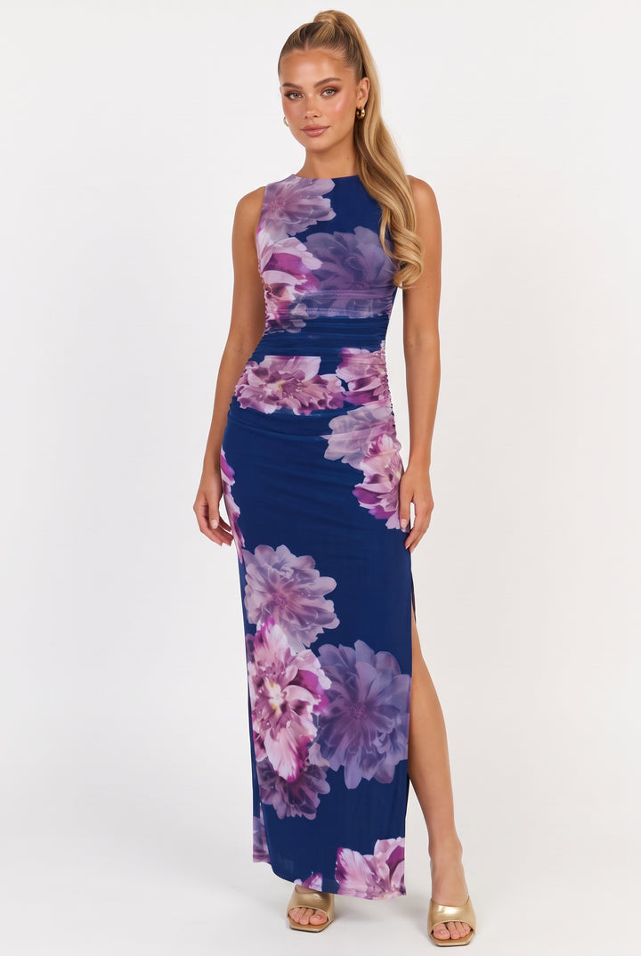 An Evening Between Cities Midi Dress