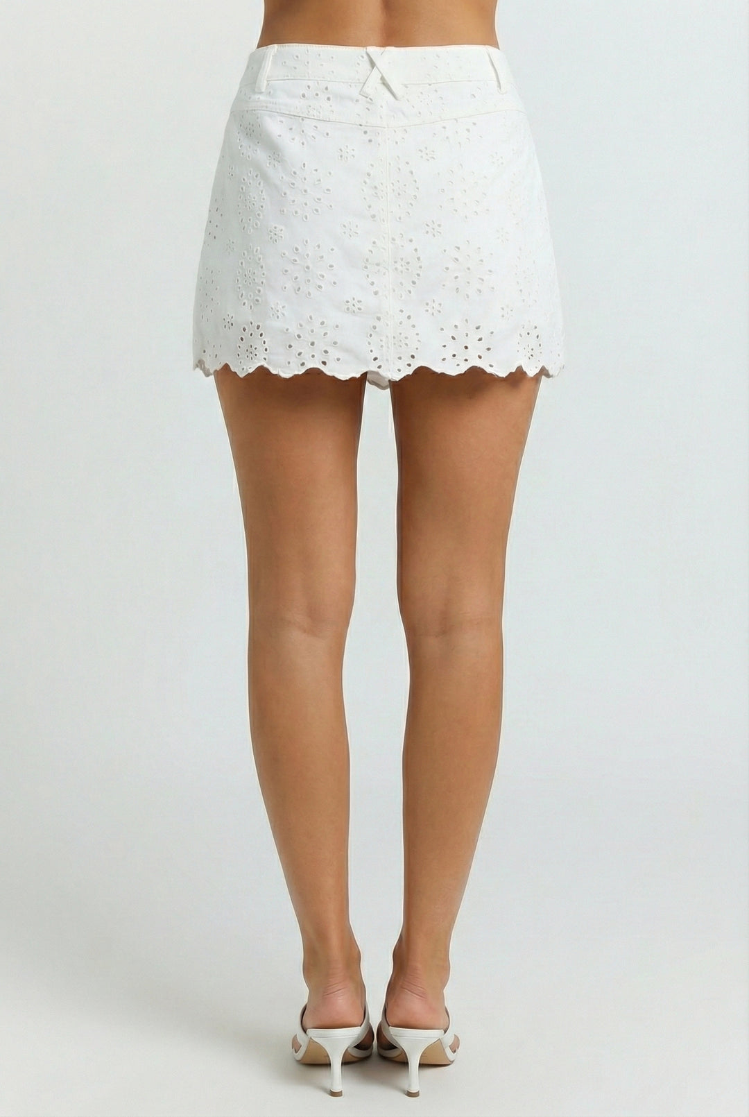Atelier Eyelet Mini Skirt