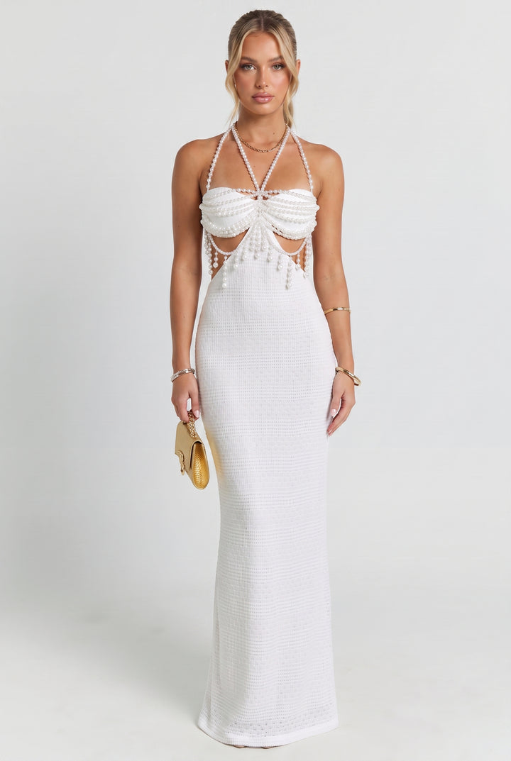 Billionaire's Daughter Pearl Maxi Dress