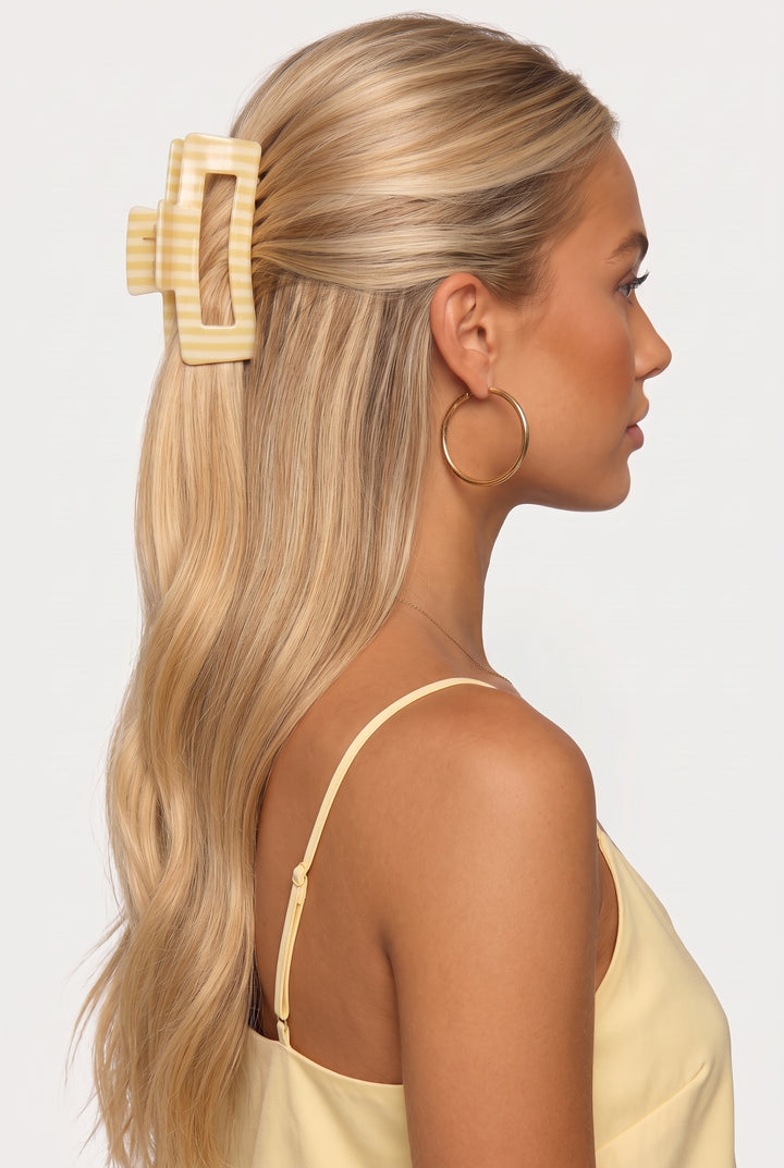 Cabana Stripe Claw Clip