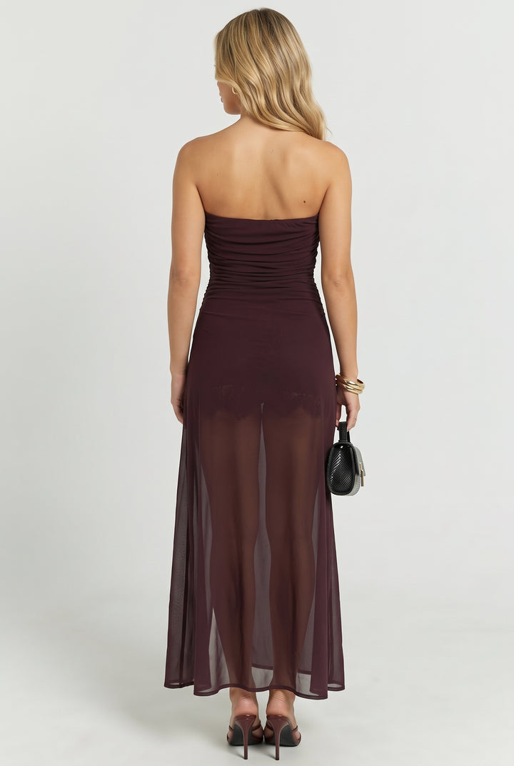 Calanthe Mesh Maxi Dress
