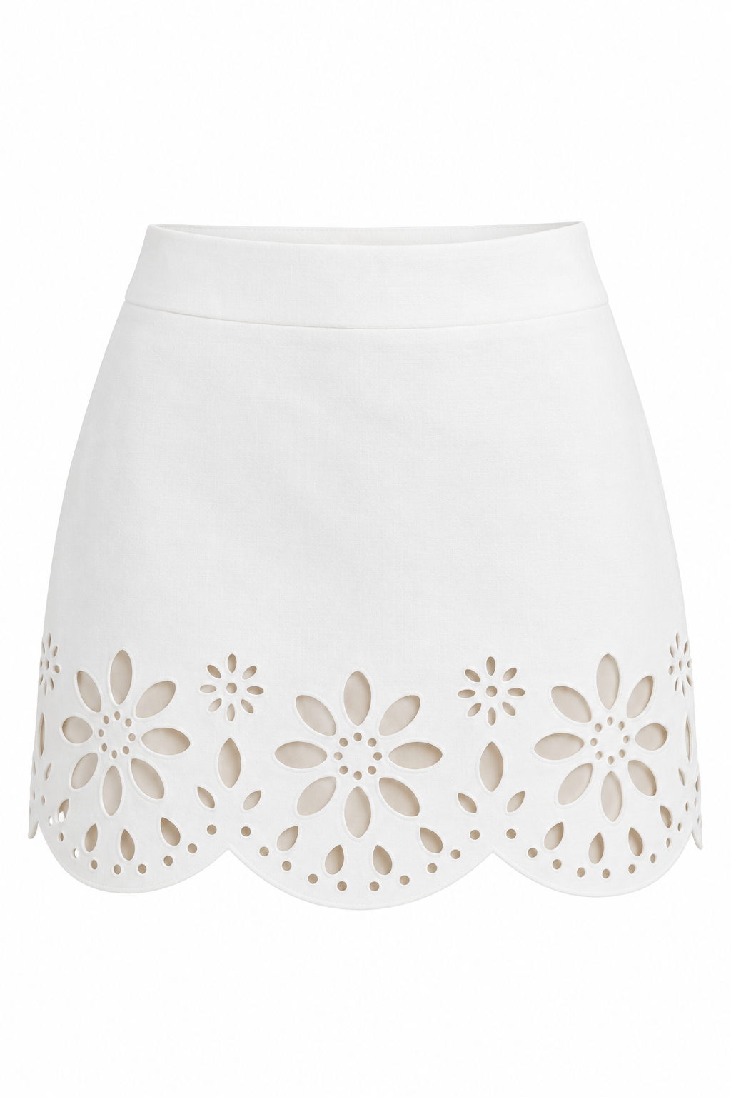 Carousel Afternoon Scallop Mini Skirt