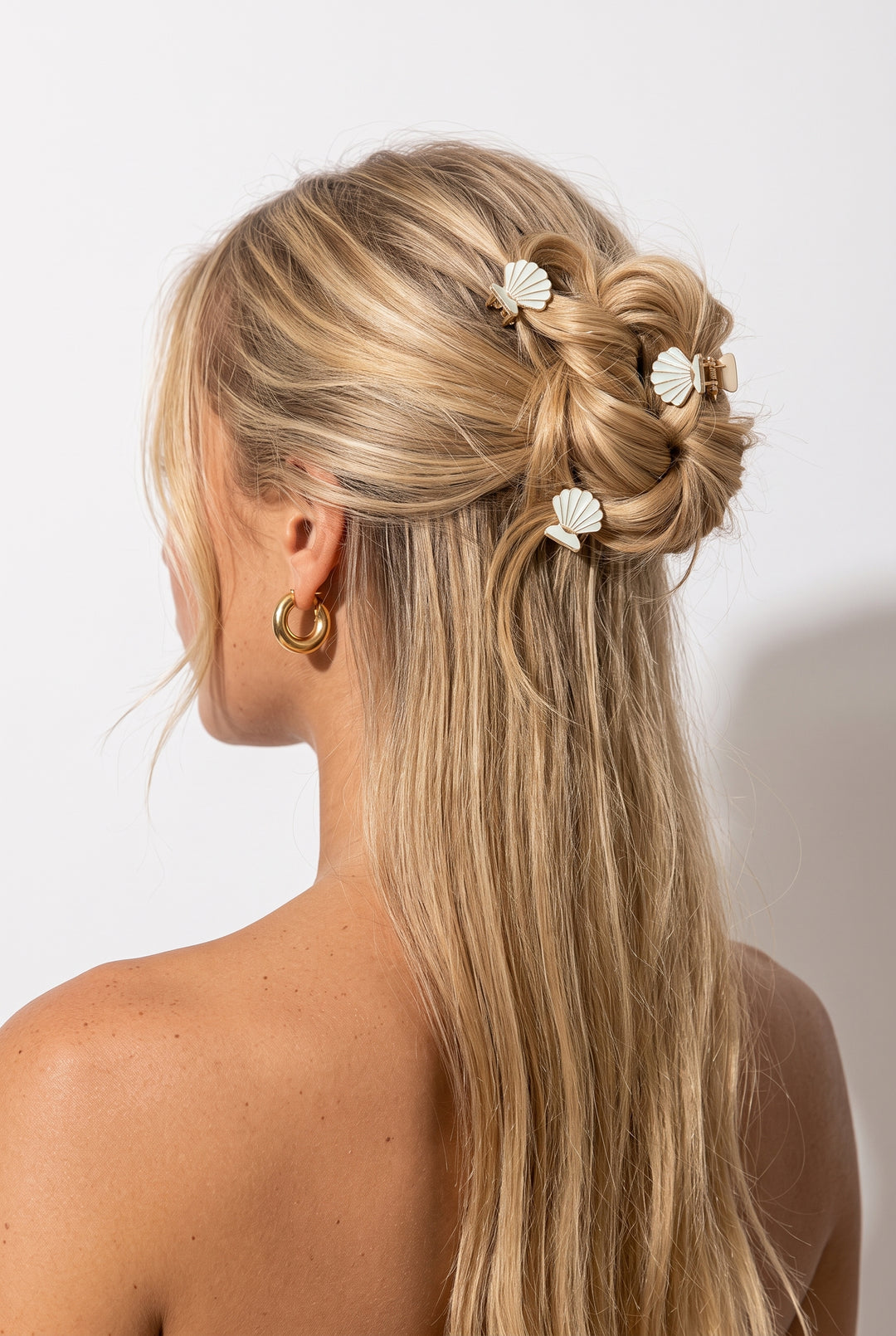 Clam Shell Hair Clip Set