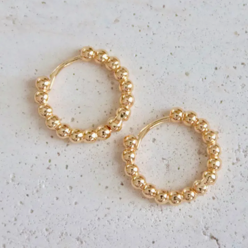 Mini Bubble Hoop Earrings