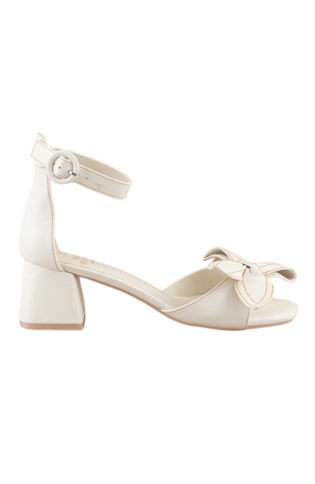 Sweet Bow Low Heeled Sandals - Final Sale