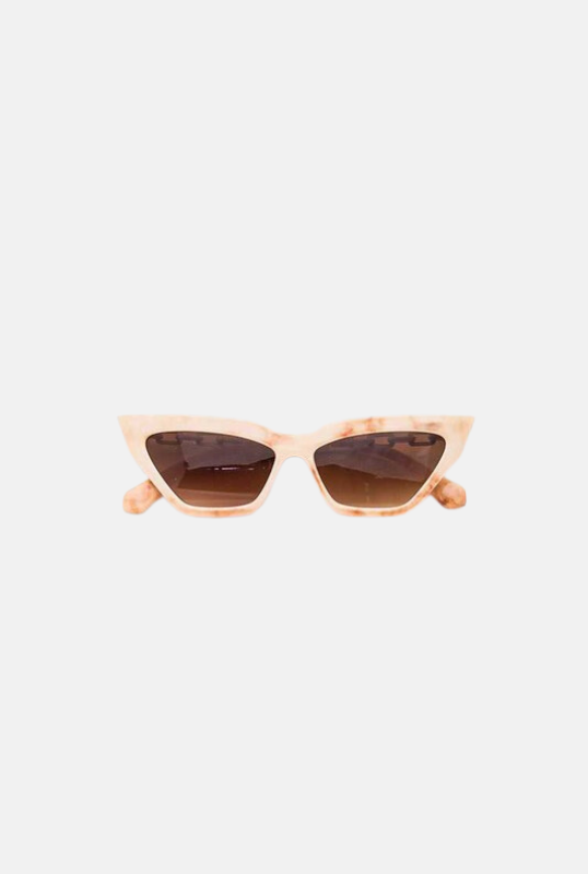 Retro Vibe Cat Eye Chain Link Sunglasses