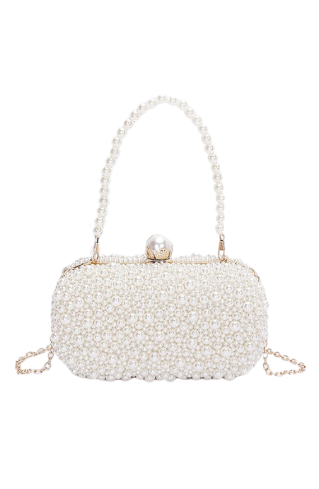 Vegan Pearl Party Clutch