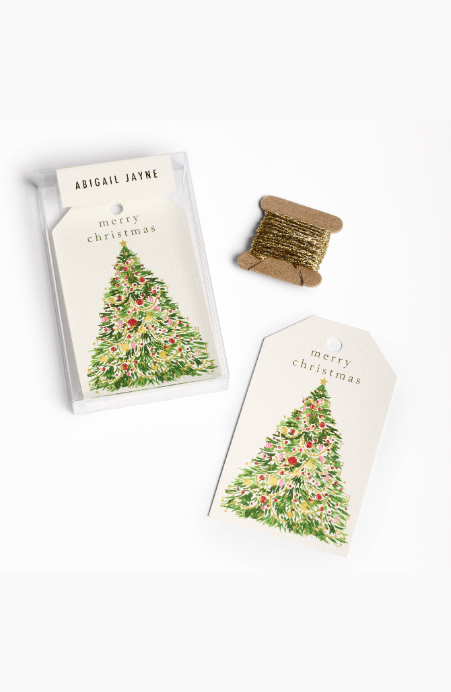 Christmas Tree Gift Tags - Set of 8
