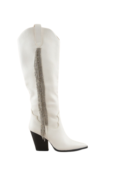 Wild Wanderer Rhinestone Fringe Boots