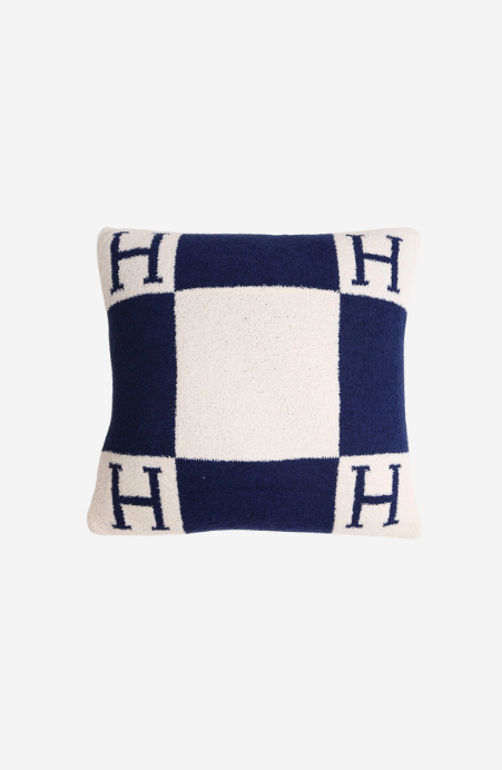 Two Tone H Pillow Cover