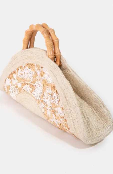 Laucala Island Two Tone Jute Bag