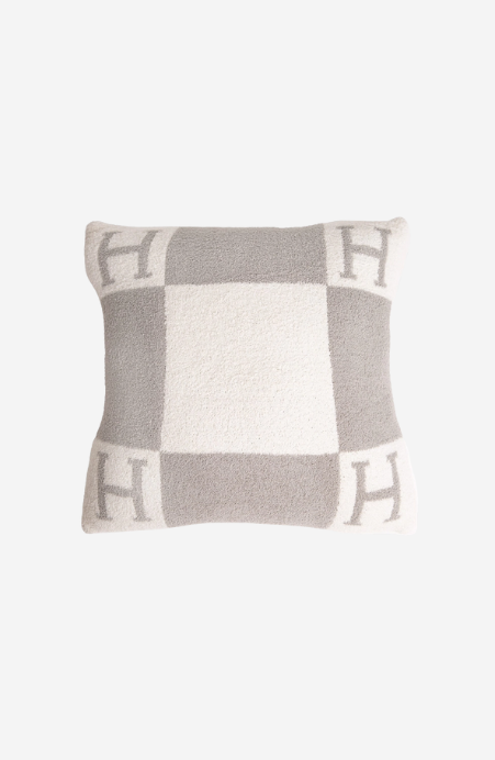 Two Tone H Pillow Cover