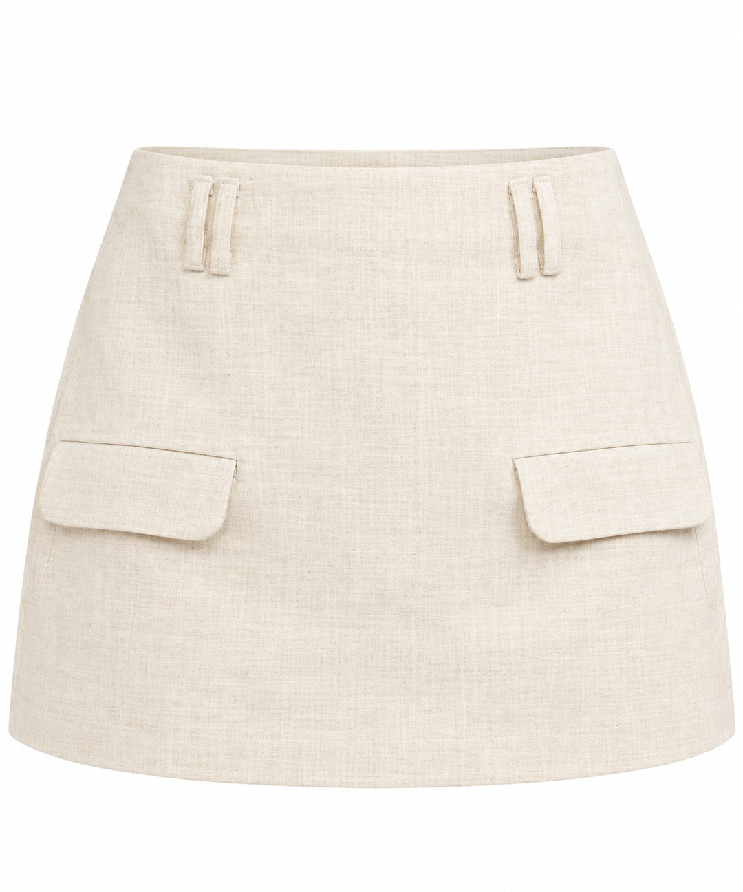 First Class Linen Mini Skirt