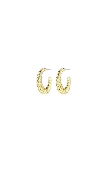 Twist Braided Hoop Earrings