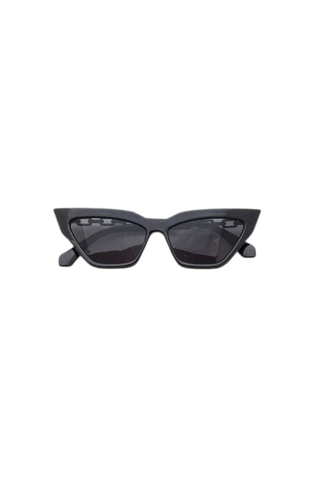 Retro Vibe Cat Eye Chain Link Sunglasses