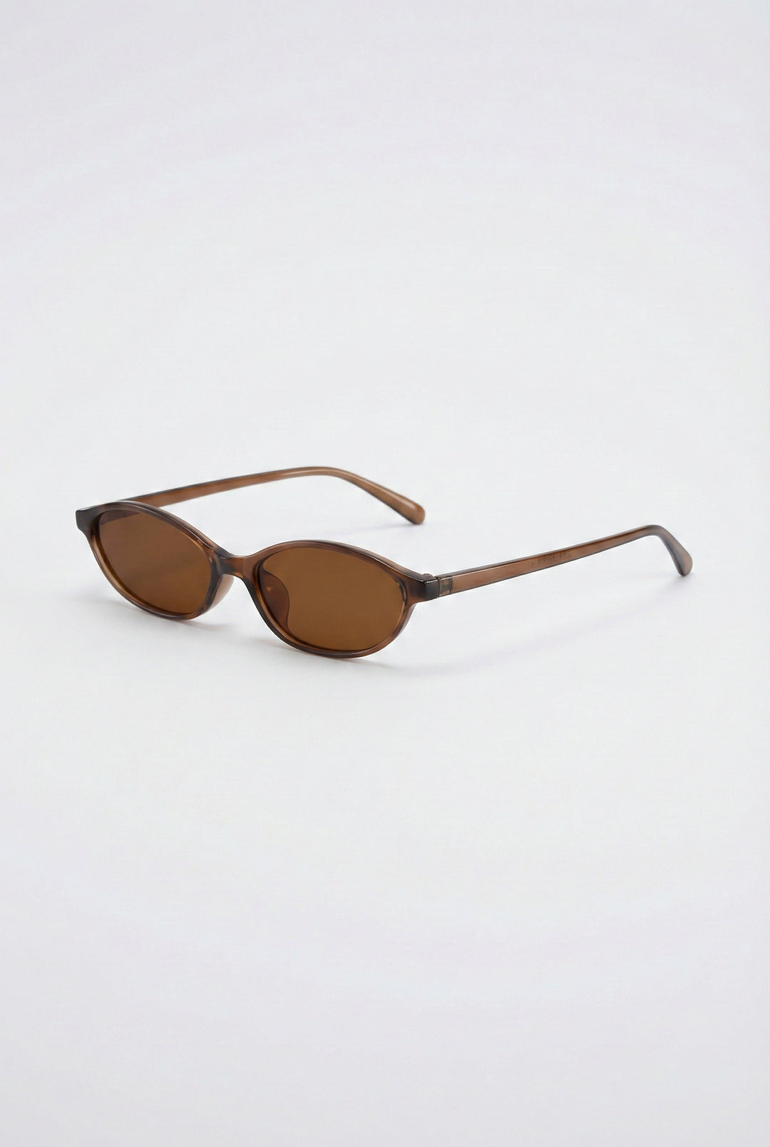 Espresso Hour Oval Sunglasses