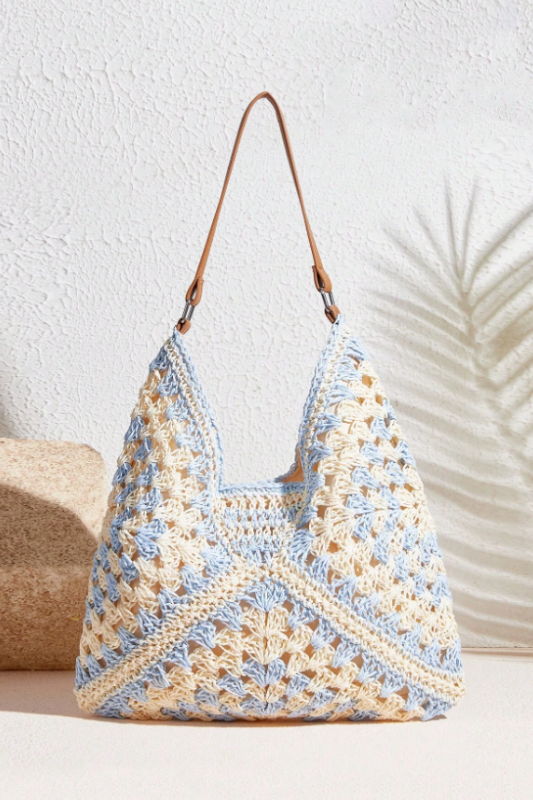 Full of Sunshine Woven Straw Shoulder Bag