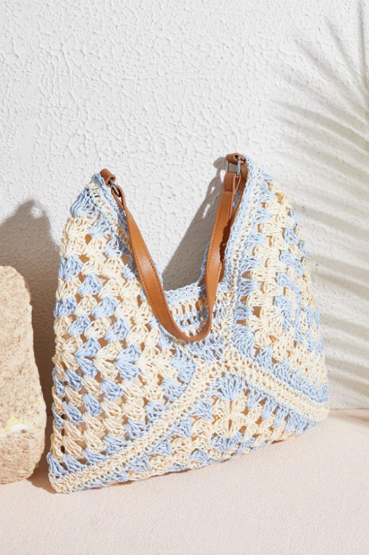 Full of Sunshine Woven Straw Shoulder Bag