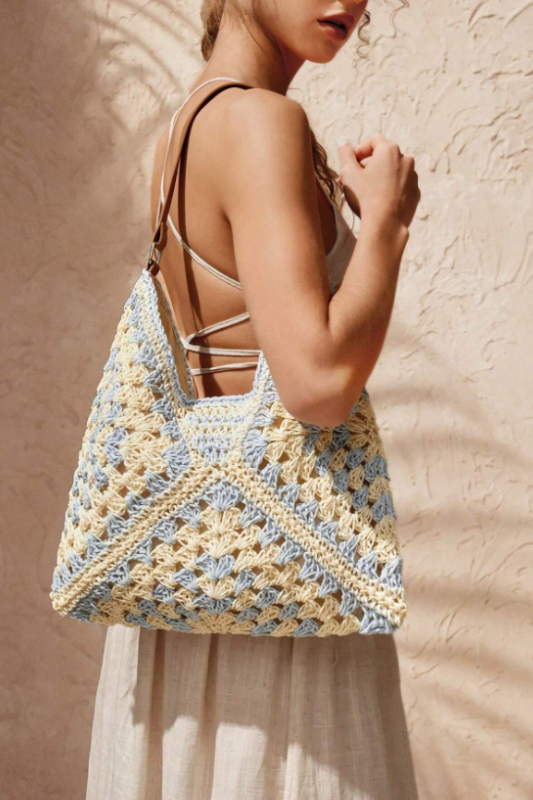 Full of Sunshine Woven Straw Shoulder Bag